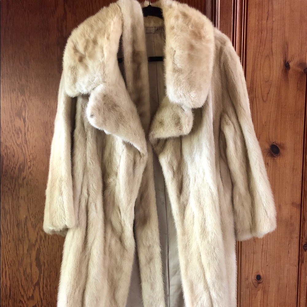 Mink fur coat